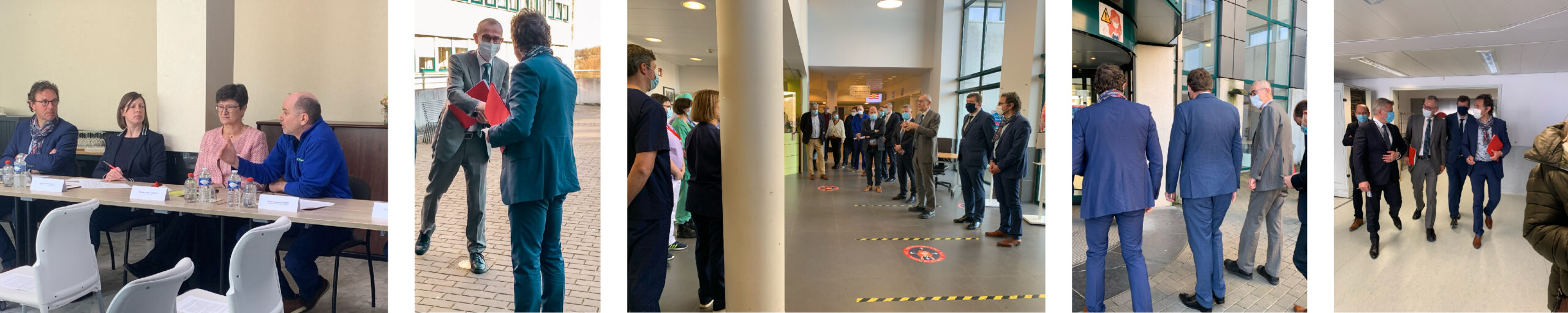 Visite avec le Ministre Vandenbroucke au Centre de santé des Fagnes